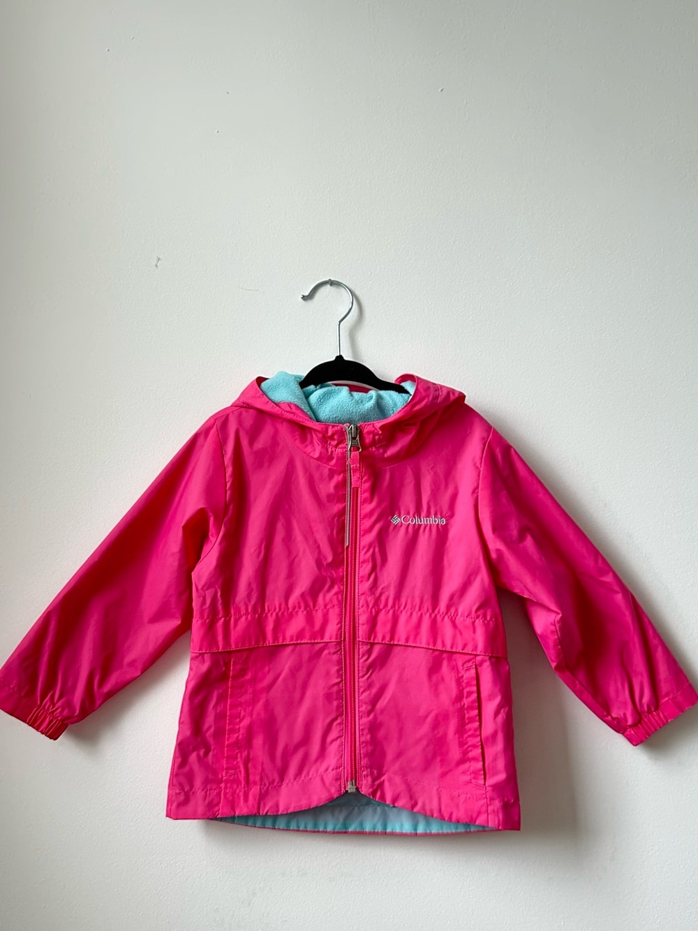 ⭐︎Columbia⭐︎ toddler girl pink rain jacket 3T